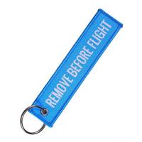 ราคา Remove Before Flight พวงกุญแจพวงกุญแจโพลีเอสเตอร์ข้อความปัก13 3ซม (12882104652)