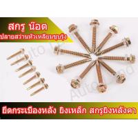 ราคา สกรู ปลายสว่าน ยึดหลังคา ยึดเหล็ก ชุบรุ้ง สกรูเมทัลชีท สกรูยิงหลังคาเมทัลชีท สกรูปลายสว่าน สกรูยิงเหล็ก (16380216558)