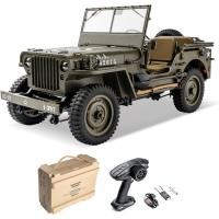 ราคา LZD WOWRC RocHobby 112 1941 MB Scaler RC Jeep 4X4 Hobby Grade RTR RC Car Mini RC Rock Crawler Military 2 4Ghz RC Truck With 180 Brushed Motor LED Lightsแบตเตอรี่และที่ชาร์จ USB สำหรับผู้ใหญ่ (21137571