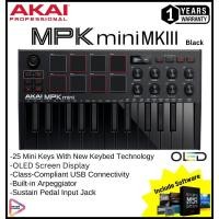 ราคา AKAI Professional MPK Mini MK3 25 key Keyboard Controller คีย์บอร์ดพกพา 25 คีย์รุ่นใหม่จาก AKAI Professional ประกัน 1 ปี (16422082027)