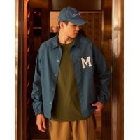 ราคา MOO 5 23 Born Rich Sport Coach Jacket เสื้อแจ็คเก็ตผู้ชาย แขนยาว ทรงสปอร์ต แต่งปักโซ่ M ที่อก แต่งตัดต่อกระเป๋าข้างด้านในลายเพสลีย์ พิมพ์ลายกราฟฟิค BORN RICH ด้านหลัง (19004569572)