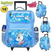 ราคา ลิขสิทธิ์แท้ 100 Kids Luggage กระเป๋าเป้มีล้อลากสำหรับเด็ก กระเป๋านักเรียน เป้ล้อลาก เป้สะพาย Sofia Minnie Spiderman Batman (18773645360)