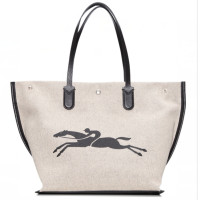 ราคา 100 แท้ยาว Champ กระเป๋าผู้หญิง ROSEAU ผ้าใบกระเป๋าขนาดใหญ่ไหล่ Longchamp กระเป๋าถือ Tote กระเป๋าช้อปปิ้งกระเป๋า (16359993307)