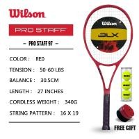 ราคา Wilson ไม้เทนนิส Pro Rod RF97 เต็มคาร์บอนมืออาชีพการฝึกอบรมและสตริงแร็กเกตแข่ง (21718609471)