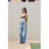 ราคา TGDA CO กางเกงยีนส์เอวต่ำ Body Girl รุ่น Townhome Denim (21462896868)