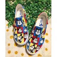 ราคา รองเท้าเพ้นท์ลายmickey (20851175715)