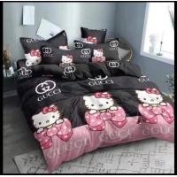 ราคา ชุดเครื่องนอน ขนาด 6 ฟุต 5 ฟุต 3 5 ฟุต ผ้าปูที่นอน รวม ผ้านวม ปลอกหมอน ครบชุด 6 ชิ้น ลายการ์ตูน คิตตี้ KITTY เก็บเงินปลายทาง (8940291436)