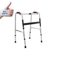 ราคา ไม้เท้าช่วยเดิน อุปกรณ์ช่วยเดิน ไม้เท้า 4 ขา 2 3kg พับได้คลิกเดียว ปรับความสูงได้ 6 ระดับ Walker ช่วยเดิน ไม้เท้าคนแก่ เครื่องช่วยเดิน รับน้ำหนักได้ 150กก (21765841752)