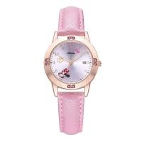 ราคา พร้อมกล่อง 29มม นาฬิกาดิสนีย์แท้ 100 Disney สำหรับเด็กผู้หญิงMinnie 30Mนาฬิกาควอทซ์กันน้ำสายหนังกันกระแทกของขวัญวันเกิดSofia Elsa MK 14136 MK 14137 SF 54200 (21741258393)