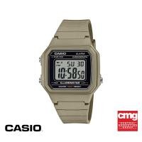 ราคา CASIO นาฬิกาข้อมือ CASIO รุ่น W 217H 5AVDF วัสดุเรซิน สีน้ำตาล (21558107521)