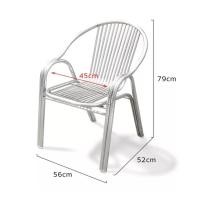 ราคา เก้าอี้สแตนเลส เก้าอี้กลางแจ้ง เก้าอี้รับแขก เก้าอี้โต๊ะอาหาร พร้อมส่ง (19419604058)