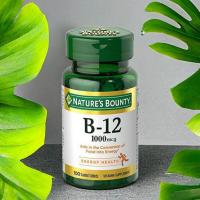 ราคา วิตามินบี12 Nature s Bounty B 12 1000 mcg 200 Coated Tablets (21258059269)