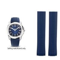 ราคา ราคาไม่แพงมากที่สุด Tali Jam Tangan Silikon สำหรับ Patek Philippe Tali Jam Tangan Silikon 5164 5167สำหรับผู้ชายสายนาฬิกายางแนวสปอร์ตสีดำแบบดั้งเดิมขนาด21มม (20161226562)