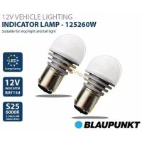 ราคา BLAUPUNKT หลอดไฟเบรค ไฟท้าย รุ่น S25 LED 12V INDICATOR LAMP 6000K 2 หลอด (3322750556)