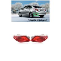ราคา Bumper ไฟตัดหมอกสะท้อนแสงติดกันชนหลังไฟตัดหมอกสำหรับ TOYOTA VIOS Gen 3 2014 2015 2016ไฟเบรคหลังไฟหยุด (10519129681)