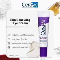 ราคา CeraVe Skin Renewing Eye Cream 14 2g ช่วยลดเลือนริ้วรอยและรอยตีนกา ผิวบริเวณรอบดวงตาเรียบเนียนและกระจ่างใสขึ้น 14 2กรัม (21719566730)