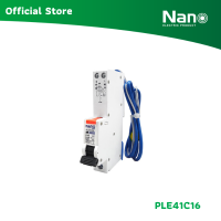 ราคา เซอร์กิตเบรกเกอร์กันดูด NANO PLUS 1Pole 10kA 1 ชิ้นต่อกล่อง PLE41C (10864751349)