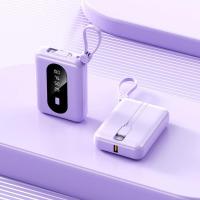 ราคา KEMAI XIAOMI พาวเวอร์แบงค์ 20000mAh จอแสดงผล LED ชาร์จเร็ว PD ชาร์จเร็ว สายดาต้าในตัว 2 เส้น Lightning Micro USB Type c เหมาะสำหรับ Android iPhone huawei Xiaomi (21198441830)