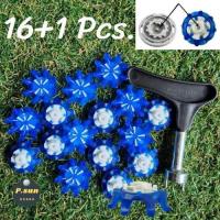 ราคา ปุ่มรองเท้ากอล์ฟ 16 pcs ตัวไข Spikes golf cleats Fast Twist 3 0 tour lock insert system for FJ Ecco Nike (16081718678)