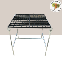 ราคา โครงเหล็กตลาดนัด ชุดขาโต๊ะแผงลอย ท่อเหล็ก 4 หุน ขนาดกว้าง 60 ยาว 75 สูง 80 ซม โต๊ะวางต้นไม้ โต๊ะปลูกต้นไม้ โต๊ะขายของ (21449907736)