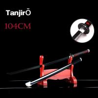 ราคา Beige ดาบพิฆาตอสูร สวมบทบาทดาบ คิเมสึ โนะ ไยบะ ดาบของทันจิโร่ ดาบไม้ 76cm 106cm ดาบซามูไร (21669478329)