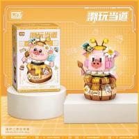 ราคา LOZ นาโนบล็อก ตัวต่อหมูน่ารัก มีให้เลือก 4 แบบ Strawberry Piggy Noodles Piggy Burger Pig Honey Pig รหัส 8134 8137 (19307213108)