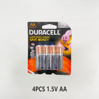 ราคา ถ่าน Duracell Alkaline Size AA AAA 1 5V แพค 4ก้อน รุ่น LR6 LR03 ของใหม่ (21428728197)