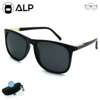 ราคา โค้ดส่วนลดสูงสุด 100 ALP Sunglasses แว่นกันแดด แถมผ้าเช็ดเลนส์ UV 400 Wayfarer Style รุ่น ALP 0117 (4726164222)
