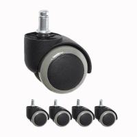 ราคา 5ล้อ1ชุด ล้อเก้าอี้หมุนเกลียวแบบ10mmล้อเก้าอี้2นิ้วล้อเก้าอี้สนงเงียบสงบทนทานหมุนรอบ360องศาลูกล้อเก้าอี้ล้อเก้าอี้สำนักงานล้อเก้าอี้5ล้อ chair wheel (21636106199)