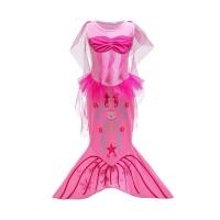 ราคา ชุดคอสเพลย์หางปลาฮาโลวีนสำหรับเด็กผู้หญิงชุดนางเงือกแอเรียลนางเงือกน้อยชุดเจ้าหญิงแฟนซี (18821538075)