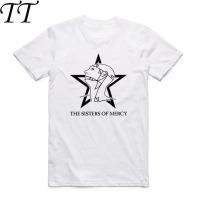 ราคา Hot 2019 Men The Sisters Of Mercy Fashion Print Rock N Roll T Shirt Summer Short Sleeves O Neck Post Punk Goth Rock Band T Shirt Large Size XS 4XL 5XL 6XL (19997475316)