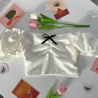 ราคา เสื้อโยชิ แขนตุ๊กตา ปาดไหล่ มีซิปข้าง น่ารักๆสไตล์เสื้อเวียดนาม (21502811880)