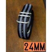 ราคา barel สายนาฬิกา นาโต้ ซูลู nato zulu ผ้าไนล่อน ห่วงแสตนเลส ไซส์ 24 มม แถม สปริง เหล็กถอดสาย Zulu 24 (423685032)