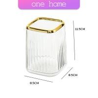 ราคา One Home กล่องเก็บแปรงแต่งหน้า แบบใส เก็บอุปรณ์กรการเขียนได้ Makeup brush holder (21642074778)