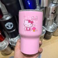 ราคา พร้อมส่ง แก้วน้ำสแตนเลส ฝา แก้วเก็บอุณหภูมิร้อน เย็น ฝาสไลด์เปิด ปิด พิมพ์ลาย 15oz (20896943553)