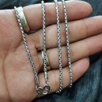 ราคา สร้อยสแตนเลส ลายเปียยาว ไม่ลอกไม่ดำ สร้อยสแตนเลส แท้ สร้อยห้อยพระลายเปียตัน ใส่ได้ไม่ดำไม่คัน (20585347918)