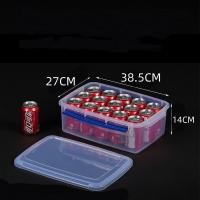 ราคา กล่องพลาสติกใสสี่เหลี่ยมความจุขนาดใหญ่ตู้เย็นเก็บของตู้โชว์แช่เย็นตู้เก็บอาหารกล่องอาหาร กล่องใส่อาหาร กล่องใส่ผลไม้ (21523796976)