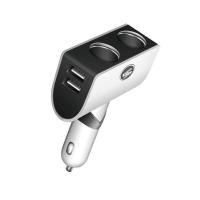 ราคา AL5002 AL5003ตัวเพิ่มช่องจุดบุหรี่ 2 ช่อง และช่องเสียบที่ชาร์จแบตในรถยนต์ USB 3 1A 2 Port (21359425883)