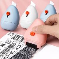 ราคา Identity Privacy Protection Roller Stamp with Paper Cutter Private Information Coverage Messy Code Data Protector Security Tools (9596617826)