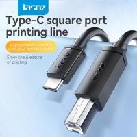 ราคา Jasoz สาย Type c ปริ้นเตอร์ CABLE USB PRINTER สาย เกรด A สายเคเบิลเครื่องพิมพ์ USB C ตัวผู้ เป็นตัวผู้ สําหรับเครื่องพิมพ์สแกนเนอร์ Hp Canon (21531178082)