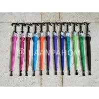 ราคา ร่มไม้เท้า 12 สี มียูวีใน ขนาด 24 นิ้ว 1 คัน กันแดด กันฝน (9566988149)