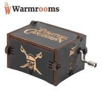 ราคา Vintage ไม้ Hand Cranked กล่องดนตรี Retro เครื่องประดับบ้านหัตถกรรมเด็กของขวัญ (9461515048)