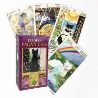ราคา Tarot Cards Mini Size Tarot of Pagan Cats All English Tarot Board Game Cards Family Gathering (21690815981)