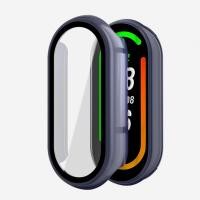 ราคา 2 in 1 เคสนาฬิกา Xiaomi Mi Band 8 พร้อมตัวป้องกันแบบเต็มหน้าจอ ตัวป้องกันหน้าจอ Xiaomi Mi Band 8 PC ตัวป้องกันแบบเต็มห (21136713038)