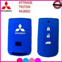 ราคา ปลอกกุญแจรีโมทรถยนต์ Mitsubishi ATTRAGE Triton Pajero เคสซิลิโคนหุ้มรีโมท ซองใส่รีโมทกันรอยกันกระแทก สีดำ แดง น้ำเงิน เขียว ยางหนานุ่มน่าสัมผัส (2165312709)