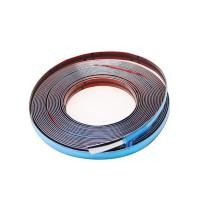 ราคา DUXUN แผ่นป้องกันการชนกันของขอบยางแต่งรถอุปกรณ์ตกแต่งรถยนต์สีเงินเนื้อนุ่มกันรอยขีดข่วนแถบป้องกันประตูรถยนต์กันรถโครเมี่ยม Hiasan Mobil สติกเกอร์ป้องกันคิ้วติดกันชน (19825609192)