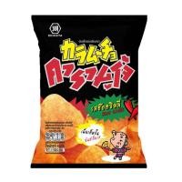 ราคา คารามูโจ้ ขนม มันฝรั่งทอดกรอบ รสฮ๊อตชิลลี่ แผ่นเรียบ แผ่นหยัก 40 กรัม (21609356143)