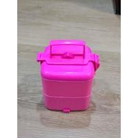 ราคา ปิ่นโต เหลี่ยม 2 ชั้น ปิ่นโตพลาสติก ปิ่นโตใส่อาหาร มีหูหิ้วและตัวล็อค (21763309873)