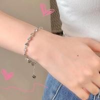 ราคา กำไลข้อมือคริสตัลรูปโบว์หวาน17กม สำหรับผู้หญิงสร้อยข้อมือเครื่องเพชรเครื่องประดับโซ่เงินผีเสื้อไข่มุก (21495834157)