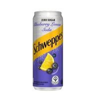 ราคา Schweppes ชเวปส์ โซดา สูตรไม่มีน้ำตาล กลิ่นมะนาวโซดา บลูเบอร์รี่ (21714280387)